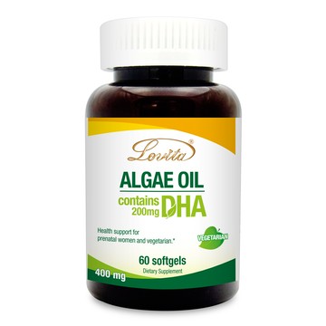 lovita愛維他 藻油 植物性dha 200mg(60顆/瓶)小資屋