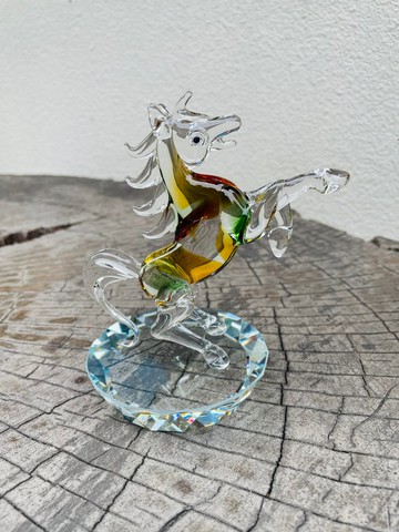 琉璃 水晶玻璃 生肖 馬 馬上鑽 一馬當先 馬到成功