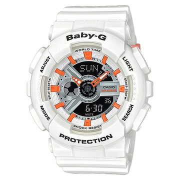 CASIO BABY-G 耀眼亮彩甜心運動休閒腕錶-BA-110PP-7A2DR