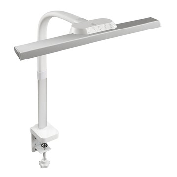 aibo 全光譜LED超廣角護眼檯燈 桌夾款 50cm  白色