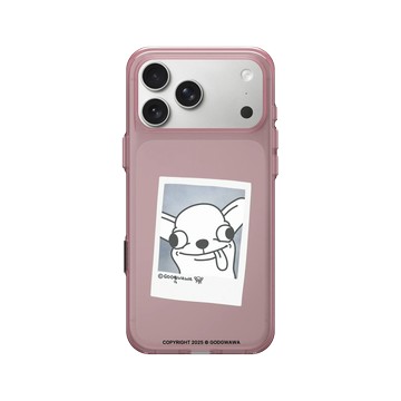 iPhone 17 Pro Max Clear (相機按鈕) 晶醺玫 - Godgwawa 變種吉娃娃 - 拍立吉