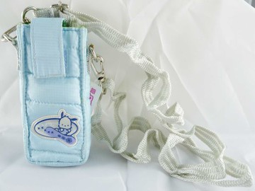 【震撼精品百貨】Pochacco 帕帢狗 手機袋雜物收納袋 淺藍  震撼日式精品百貨