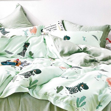 LN16/奧地利100%萊賽爾涼感40支純天絲TM/全鋪棉床包兩用被套