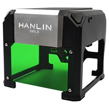HANLIN 升級3W迷你簡易雷射雕刻機 3WLS  1台