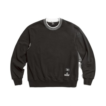 EDWIN｜男裝｜撞色剪接寬厚長袖T恤