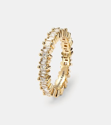 Suzanne Kalan Fireworks 18kt gold ring with diamonds