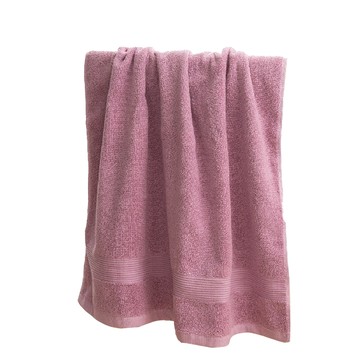 飯店級典雅歐風莫蘭迪色加厚浴巾-70x140cm-粉色-1條