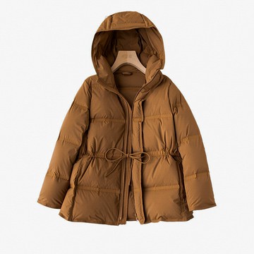 現貨+預購 真羽絨90%鴨絨羽絨外套羽絨衣夾克-保暖連帽收腰顯瘦女外套3色74ia3【獨家進口】【米蘭精品】