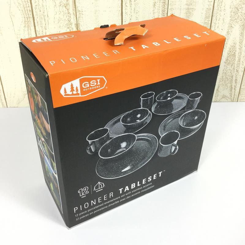 ジーエスアイ パイオニアテーブルセット ディッシュ ボウル マグカップ 4人前 セット GSI OUTDOORS 11871908001000 ブラッ