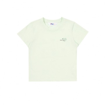 FILA KIDS 童短袖圓領T恤-果凍薄荷(幼兒) 1TEA-4022-LN