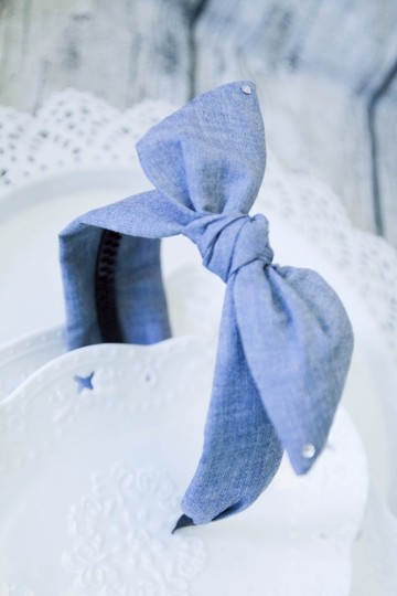 牛仔帥氣兔耳髮箍