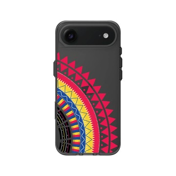 iPhone Air Clear (相機按鈕) 酷墨灰 - 花生騷 WasangShow - 虹彩布裙