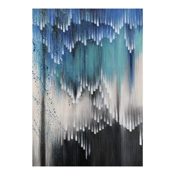御畫房 當代國家級展覽畫家 抽象系列手繪油畫70×100cm(DB-012)