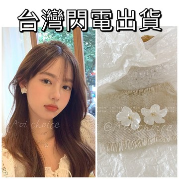 【台灣現貨】花朵耳環 復古耳環 耳環 可愛耳環 樹脂 耳針 耳釘 銀針 純銀耳環 鋼耳環 鑽耳環 現貨 耳環女 925