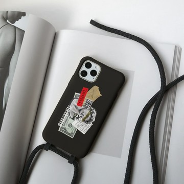 iPhone11/12/SE3 大衛西元前 二合一防摔背繩手機 盒損