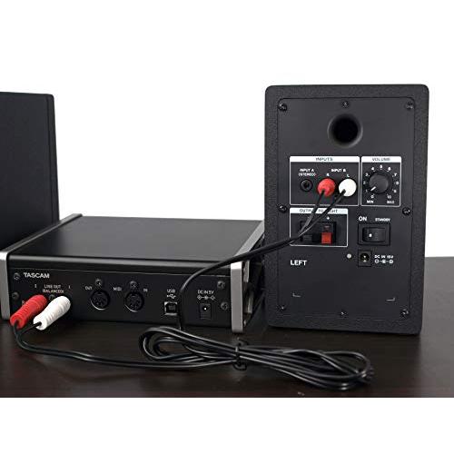 TASCAM(タスカム) VL-S3 2ウェイパワードモニタースピーカー 3インチ ペア アンプ内蔵 バスレフ PCスピーカー デスクトップ 小型 音楽制作 DTM