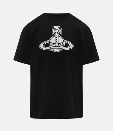 Vivienne Westwood Paris Orb Oversized T-shirt Cotton Black S Unisex