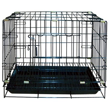 LUCKY HOME 1.5尺粉體靜電烤漆籠 47 x 40 x 31cm  黑色  1個