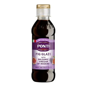 PONTI 無花果巴沙米可醋膏 240g (義大利醋膏 / 醋膏 / 膏狀 巴薩米可 / 巴沙米克醋 / 義大利醋)