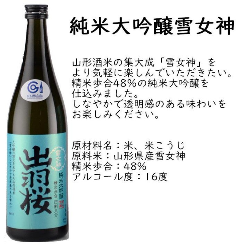 日本酒 720ml 2本セット（山形県産） - 日本酒