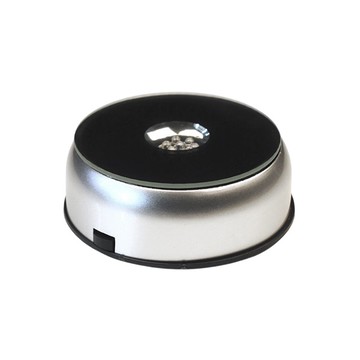 USB七彩旋轉台大 優質旋轉展示台 電池插電兩用旋轉展示架 LED燈展台 客製化禮品專家5747