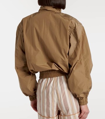 Saint Laurent Gathered canvas jacket