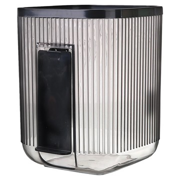 小麥購物 輕奢極簡垃圾桶 L386  1層  耀黑色