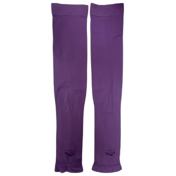 OTOBAI 歐都麥 6倍彈性抗UV防曬登山/單車運動機能袖套 台灣製 XU808 加長穿指款  紫色  1雙  40 x 3.5 x 9  40 x 9cm