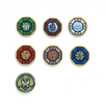 {台灣公司貨 可打統編}樂高 幻影忍者 14769 徽章（別在底座） 盾牌 （握在手里）70595