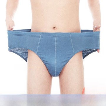 6條裝男士肥佬三角內褲男加肥加大寬松純棉中老年200斤全棉胖子