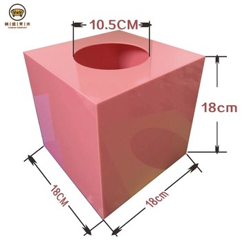 免運 抽獎箱 亞克力透明抽獎箱大小號可愛創意趣味個性摸獎抽簽箱手工成品方形附發票 工廠直銷 全館折扣 j16