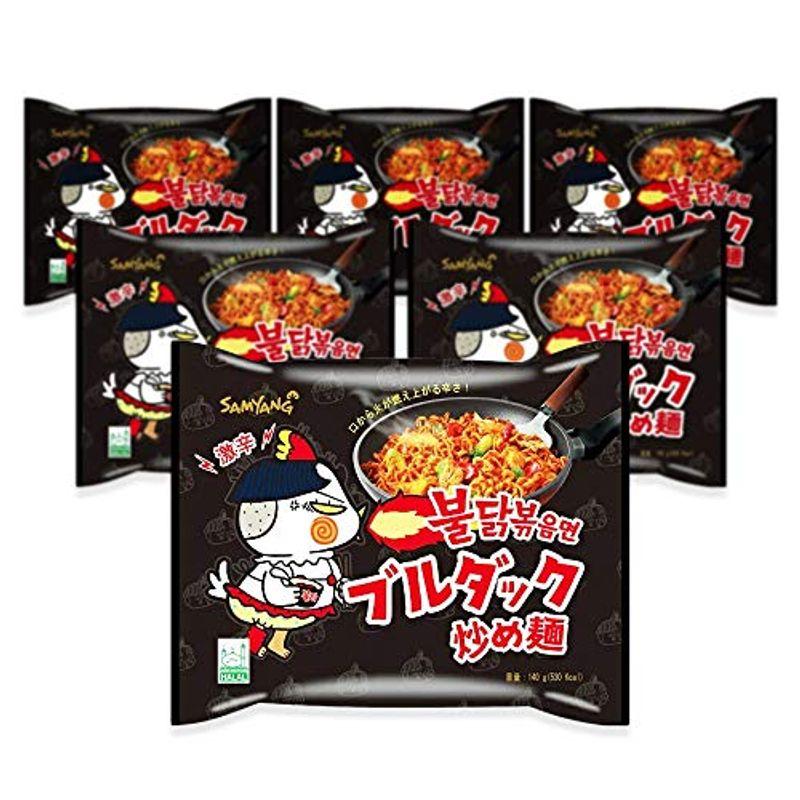 三養食品 ブルダッ炒め麺 1パック(140g×6袋入り)