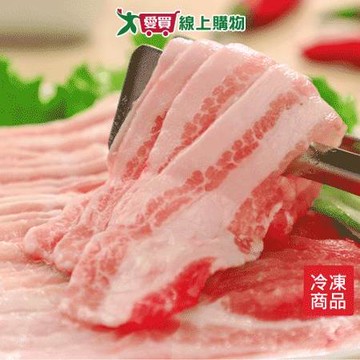 台灣豬五花火鍋/烤肉片(量販包)1KG/包【愛買】