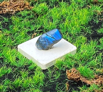 能量水晶-天然幾何雙面藍光拉長石 療癒 旺姻緣財運水晶 快速出貨