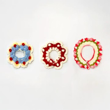 【Bestkin】鉤織雲朵花環-晴空