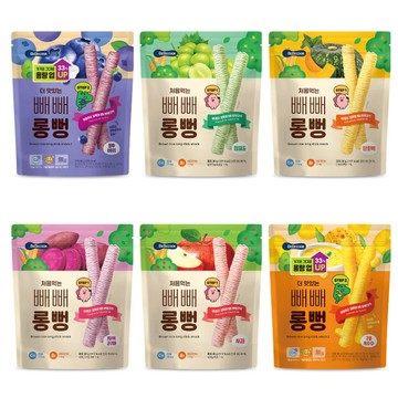 韓國 BEBECOOK 寶膳 嬰幼兒初食綿綿貝貝棒(多款可選)幼兒米棒