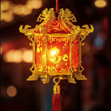 新年燈籠 過年佈置 新年紅燈籠 新年裝飾燈籠 過年用品 過年掛飾 2026年燈籠新款中國非遺燈手提燈籠手提福字發光喬遷之