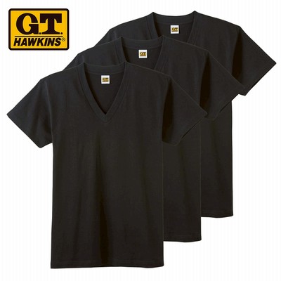 gunze インナーシャツ G.T.HAWKINS VネックTシャツ 組 メンズ 杢グレー