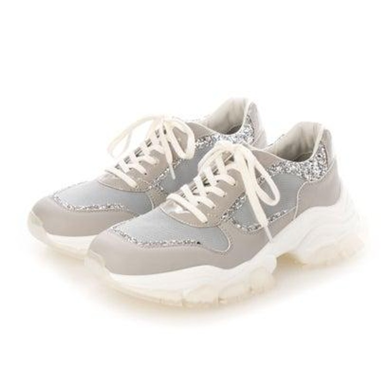 23AW】Creter/クレーター（Gray）グリッターボリュームスニーカー