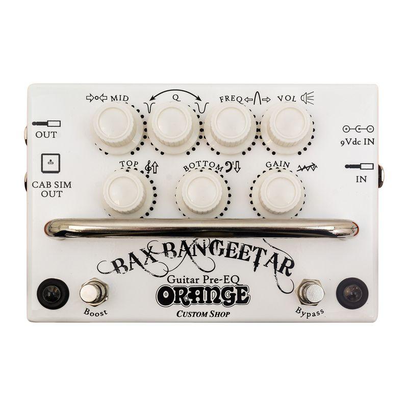 Orange BAX Bangeetar Guitar Pre-EQ Pedal ギタープリアンプペダル White