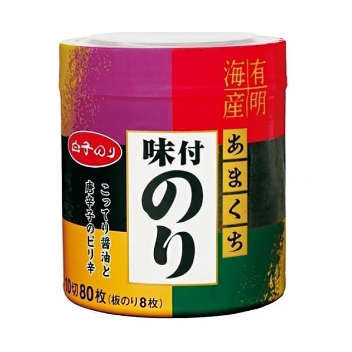 白子のり 甘口 味付のり 卓上 10切80枚×12個入×(2ケース)｜ 送料無料 のり 海苔 味付け海苔 味付けのり 味付海苔