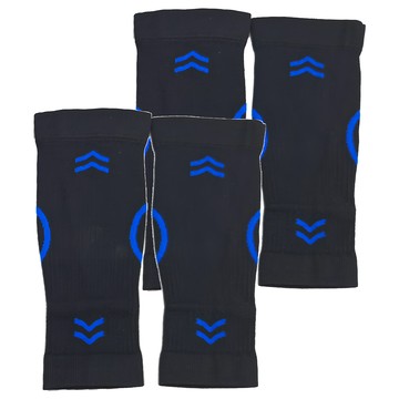 足健美襪品 輕鬆盈小腿襪套 70%尼龍+30%彈性纖維  L  藍色  2雙