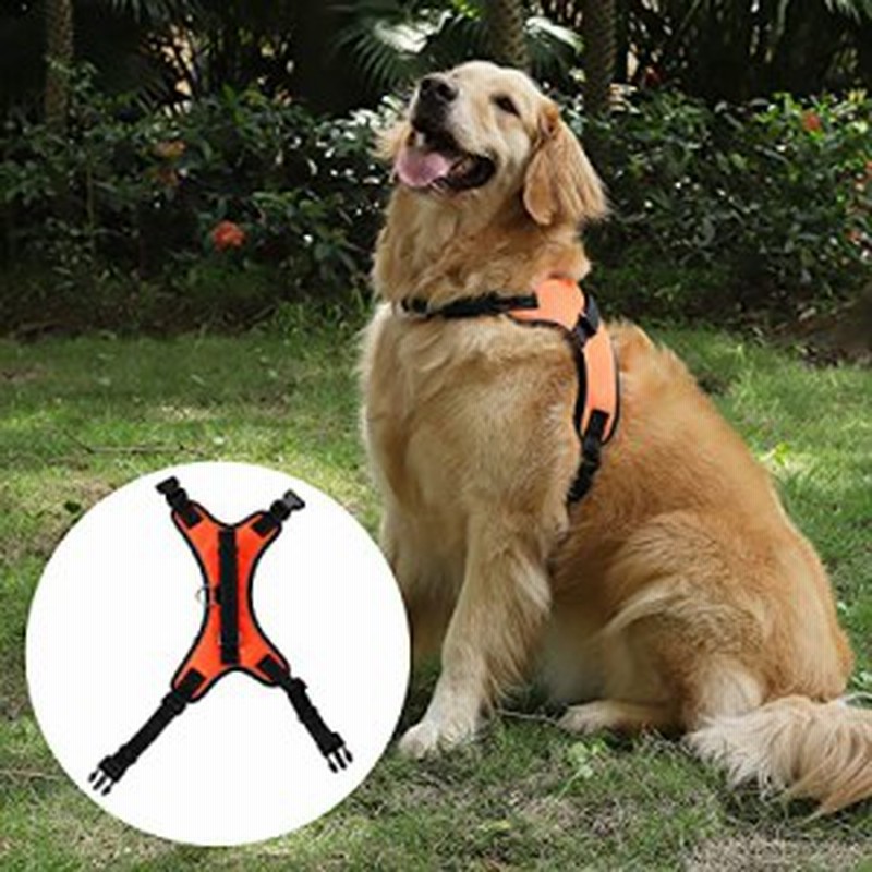 犬 ハーネス 犬胴輪 引っ張り防止 負担が少ない首輪 着脱簡単 サイズ調節可 通気性高 メッシュ反射材 大型犬 中型犬 柴犬 秋田犬 通販 Lineポイント最大1 0 Get Lineショッピング