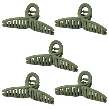 d006造型鯊魚夾  5個  軍綠