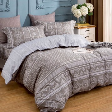 被單 /純粹好棉100%無異纖精梳純棉 /2508灰墨邊境(深灰)