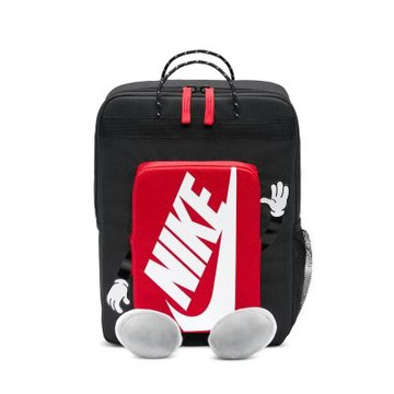 Nike 兒童後背包 Boxy Backpack 黑 紅 書包 雙肩背 HM9973-010