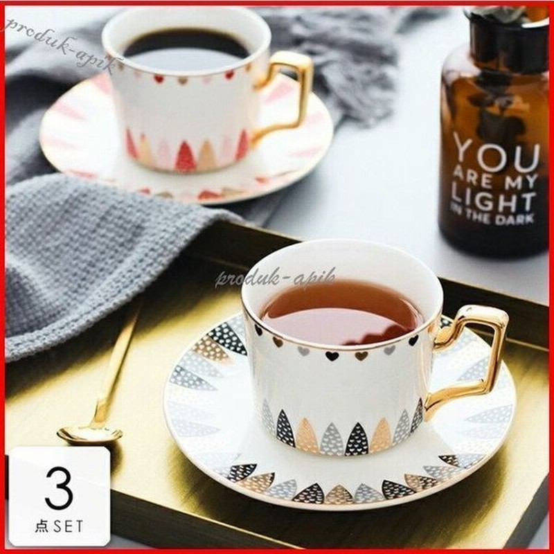 キッチン用品 食器 コーヒー お茶用品 マグカップ ティーカップ カップ ソーサー ハート柄 ポップ 大人可愛い カジュアル レッド ブラック 大人空間 通販 Lineポイント最大0 5 Get Lineショッピング