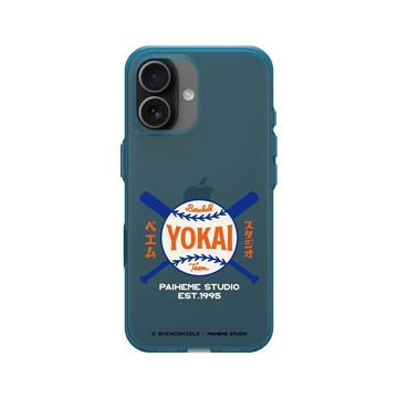 iPhone 17 Clear (相機按鈕) 夜幕藍 - Paiheme Studio - Yokai Ball
