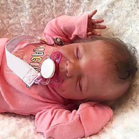 Reborn Baby Dolls Girl, 18 inches Realistic Newborn Baby Sleeping