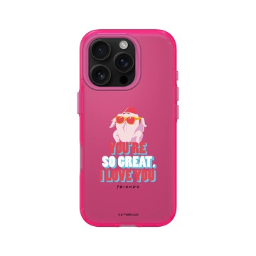 iPhone 16 Pro Clear 粉漾桃 - Friends - 你是最棒的我愛你